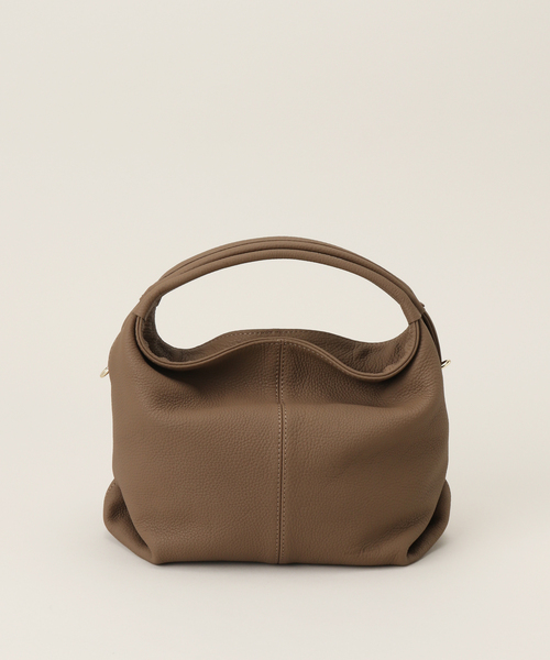 MANU ATELIER(マニュ アトリエ)の「【MANU ATELIER/マニュ アトリエ】グレインレザーバッグ(ハンドバッグ・レディース・ベージュ・FREE)」の5枚目の写真