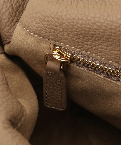 MANU ATELIER(マニュ アトリエ)の「【MANU ATELIER/マニュ アトリエ】グレインレザーバッグ(ハンドバッグ・レディース・ベージュ・FREE)」の13枚目の写真