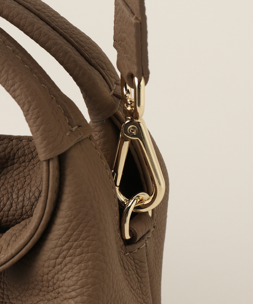 MANU ATELIER(マニュ アトリエ)の「【MANU ATELIER/マニュ アトリエ】グレインレザーバッグ(ハンドバッグ・レディース・ベージュ・FREE)」の15枚目の写真