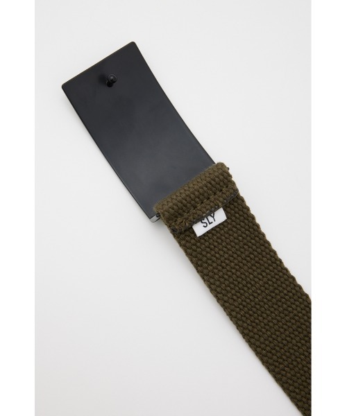 SLY（スライ）の「THICK GI BELT シック ジーアイ ベルト（ベルト・レディース・ブラック/カーキ・FREE）」の20枚目の写真