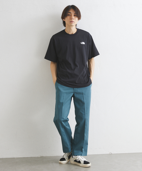 THE NORTH FACE（ザノースフェイス）の「【THE NORTH FACE】S/S Bandana Square Logo Tee（Tシャツ/カットソー・メンズ・ブラック/チャコールグレー/ホワイト/ネイビー・MEDIUM/LARGE/X-LARGE）」の18枚目の写真