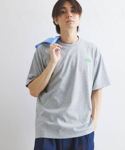 THE NORTH FACE（ザノースフェイス）の「【THE NORTH FACE】S/S Bandana Square Logo Tee（Tシャツ/カットソー・メンズ・ブラック/チャコールグレー/ホワイト/ネイビー・MEDIUM/LARGE/X-LARGE）」の9枚目の写真