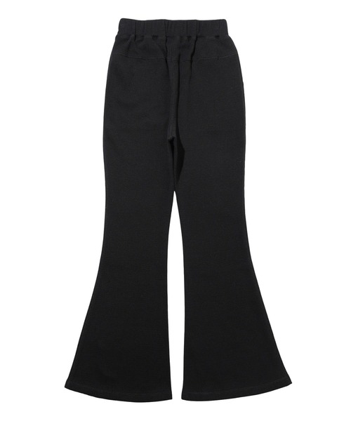 MILKFED.（ミルクフェド）の「WAFFLE FLARE PANTS（スウェットパンツ・レディース・ブラック/ネイビー/ライトグリーン・M/S）」の7枚目の写真