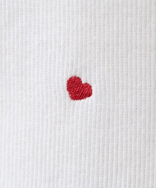 FREAK'S STORE(フリークスストア)の「ミニハート刺繍 タンクトップ(タンクトップ・レディース・オフホワイト/ブラック/キャメル・フリー)」の21枚目の写真