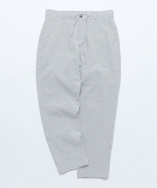 SHIPS（シップス）の「SHIPS:〈手洗い可能/セットアップ対応〉サフィラン リネン ソロ サッカー パンツ（スラックス・メンズ・チャコールグレー/ネイビー・SMALL/MEDIUM/LARGE/X-LARGE）」の11枚目の写真