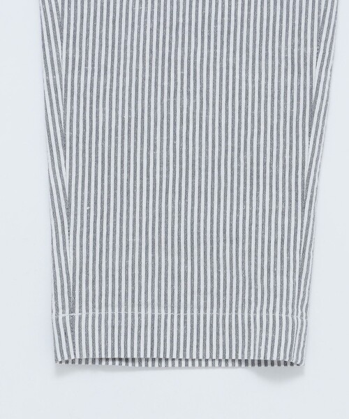 SHIPS（シップス）の「SHIPS:〈手洗い可能/セットアップ対応〉サフィラン リネン ソロ サッカー パンツ（スラックス・メンズ・チャコールグレー/ネイビー・SMALL/MEDIUM/LARGE/X-LARGE）」の15枚目の写真