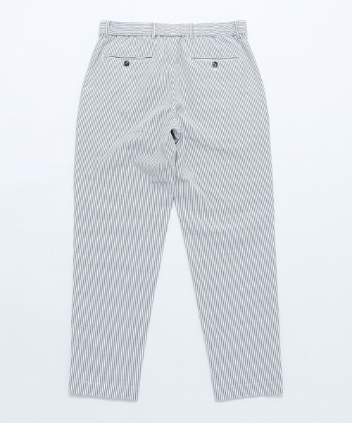 SHIPS（シップス）の「SHIPS:〈手洗い可能/セットアップ対応〉サフィラン リネン ソロ サッカー パンツ（スラックス・メンズ・チャコールグレー/ネイビー・SMALL/MEDIUM/LARGE/X-LARGE）」の17枚目の写真