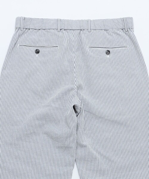 SHIPS（シップス）の「SHIPS:〈手洗い可能/セットアップ対応〉サフィラン リネン ソロ サッカー パンツ（スラックス・メンズ・チャコールグレー/ネイビー・SMALL/MEDIUM/LARGE/X-LARGE）」の18枚目の写真