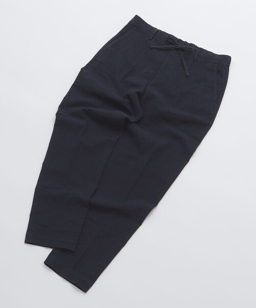 SHIPS（シップス）の「SHIPS:〈手洗い可能/セットアップ対応〉サフィラン リネン ソロ サッカー パンツ（スラックス・メンズ・チャコールグレー/ネイビー・SMALL/MEDIUM/LARGE/X-LARGE）」の22枚目の写真