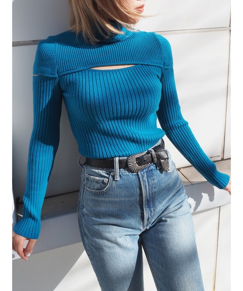 EVRIS（エヴリス）の「メタルバックルフェイクレザーベルト（ベルト・レディース・ブラック・FREE）」の8枚目の写真