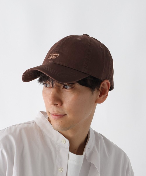 FOUND GOOD(ファウンドグッド)の「UNISEXイニシャルCAP(キャップ・メンズ・ベージュ/ネイビー/ブルー系7/レッド系8/グレー系5/グリーン系5/ホワイト系5/ブラック/グリーン系/ブルー系/グレー系/パープル系/ブラウン系3・FREE/フリー)」の6枚目の写真