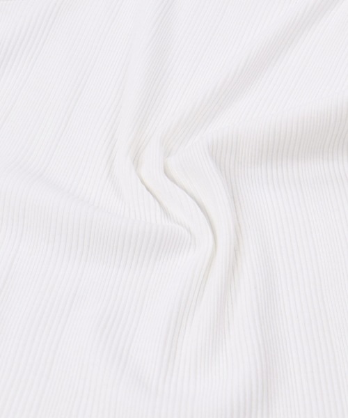 SPINNS(スピンズ)の「【2サイズ展開】リブシンプルタンクトップ(タンクトップ・メンズ・ホワイト・L/M)」の8枚目の写真