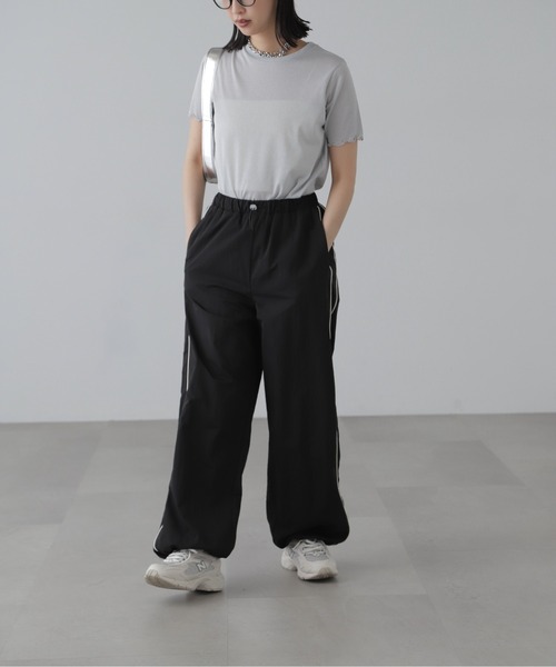 FREE'S MART（フリーズマート）の「◆ラメシアークルーネック半袖カットソー（Tシャツ/カットソー・レディース・ブラック/グレー/ライトグリーン・FREE）」の22枚目の写真