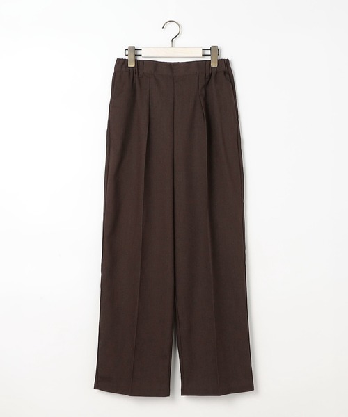 Grand PARK（グランドパーク）の「フレンチリネン混　ストレートパンツ（その他パンツ・レディース・ブラウン/ナチュラル/ブラック・FREE）」の14枚目の写真