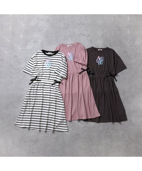 algy（アルジー）の「【接触冷感・吸水速乾】グラデロゴガーリーワンピ（ワンピース・キッズ・その他2/ピンク/チャコール・XX-SMALL/X-SMALL/SMALL/MEDIUM）」の11枚目の写真