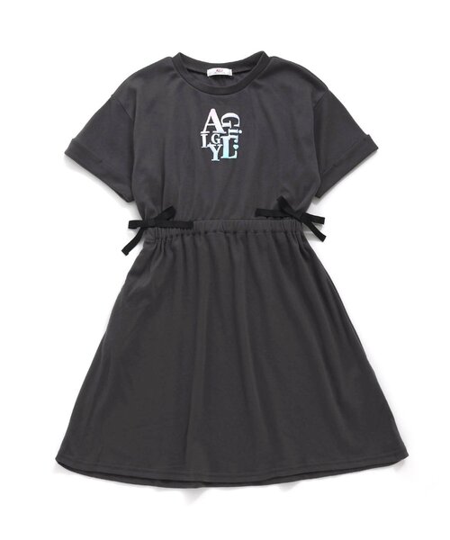 algy（アルジー）の「【接触冷感・吸水速乾】グラデロゴガーリーワンピ（ワンピース・キッズ・その他2/ピンク/チャコール・XX-SMALL/X-SMALL/SMALL/MEDIUM）」の20枚目の写真