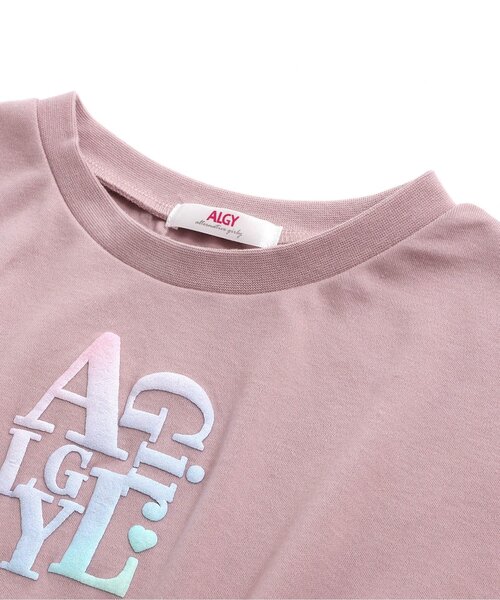 algy（アルジー）の「【接触冷感・吸水速乾】グラデロゴガーリーワンピ（ワンピース・キッズ・その他2/ピンク/チャコール・XX-SMALL/X-SMALL/SMALL/MEDIUM）」の6枚目の写真