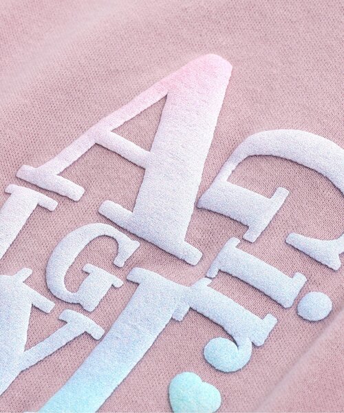 algy（アルジー）の「【接触冷感・吸水速乾】グラデロゴガーリーワンピ（ワンピース・キッズ・その他2/ピンク/チャコール・XX-SMALL/X-SMALL/SMALL/MEDIUM）」の7枚目の写真