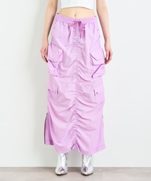 ANNA SUI NYC | ANNA SUI NYC スポーツワッシャー マルチポケットシャーリングスカート(スカート)