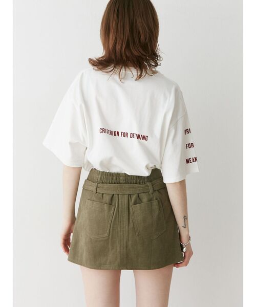 jouetie（ジュエティ）の「ロックグラフィックBIGTシャツ（Tシャツ/カットソー・レディース・オフホワイト/ブラック/パープル・MEDIUM）」の8枚目の写真