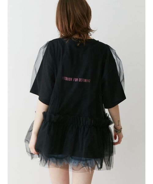 jouetie（ジュエティ）の「ロックグラフィックBIGTシャツ（Tシャツ/カットソー・レディース・オフホワイト/ブラック/パープル・MEDIUM）」の7枚目の写真