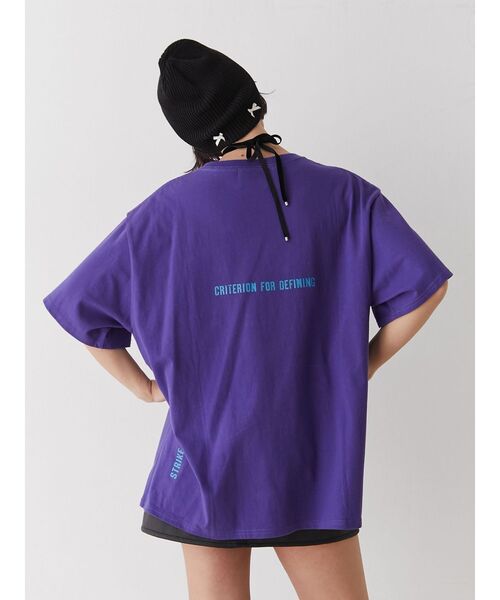 jouetie（ジュエティ）の「ロックグラフィックBIGTシャツ（Tシャツ/カットソー・レディース・オフホワイト/ブラック/パープル・MEDIUM）」の5枚目の写真