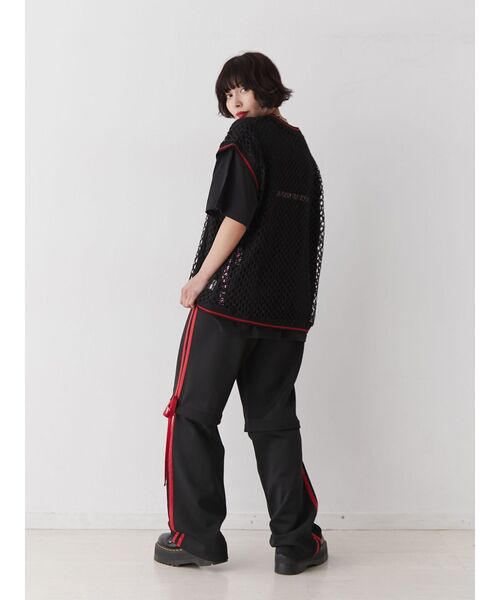 jouetie（ジュエティ）の「ロックグラフィックBIGTシャツ（Tシャツ/カットソー・レディース・オフホワイト/ブラック/パープル・MEDIUM）」の22枚目の写真