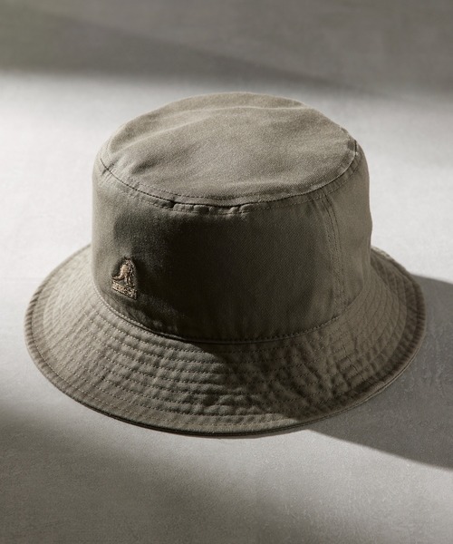 KANGOL】ワンポイントロゴバケットハット WASHED BUCKET