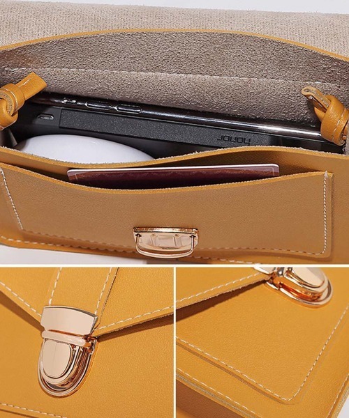 【OURO】TAMBOURINE BAG [正規品] 牛革 ショルダーバッグ 韓国 韓国人気]☆LUMEN☆LUNE FORME BAG☆牛革 ショルダー バッグ☆