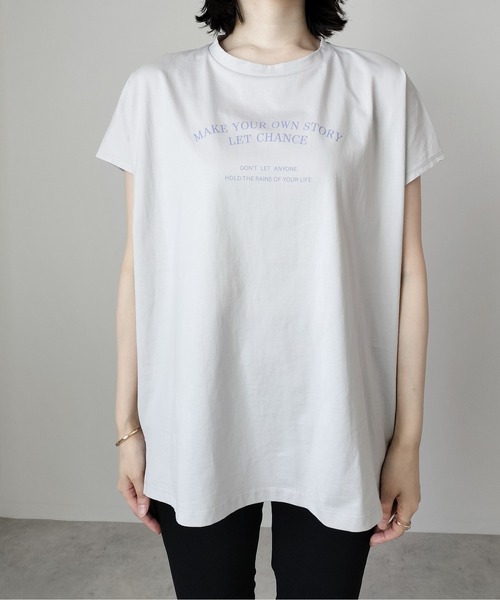 Virca(ヴィルカ)の「異素材切替Tシャツ(Tシャツ/カットソー・レディース・グレー/チャコールグレー・38)」の17枚目の写真