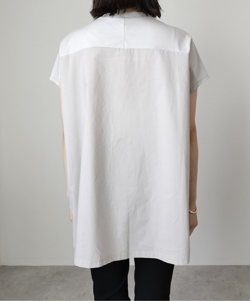 Virca(ヴィルカ)の「異素材切替Tシャツ(Tシャツ/カットソー・レディース・グレー/チャコールグレー・38)」の19枚目の写真