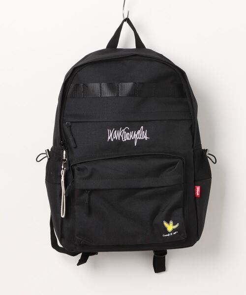 PARKS TOKYO SELECT（パークストウキョウセレクト）の「【（What it isNt) ART BY MARKGONZALES】キーホルダー付き バックパック / リュック（バックパック/リュック・メンズ・ブラック×パープル/ブラック×イエロー/ブラック×ホワイト・FREE）」の6枚目の写真