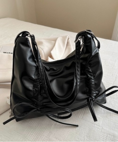 セール】くしゅくしゅリボン2WAYバッグ（ショルダーバッグ）｜LADY