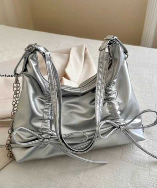 セール】くしゅくしゅリボン2WAYバッグ（ショルダーバッグ）｜LADY