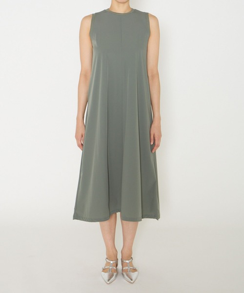 saloon(サルーン)の「SALOON(サルーン)/ノースリバルーンワンピース【洗濯機洗い可】(ワンピース・レディース・カーキ/ブラック/ブルー・FREE)」の16枚目の写真