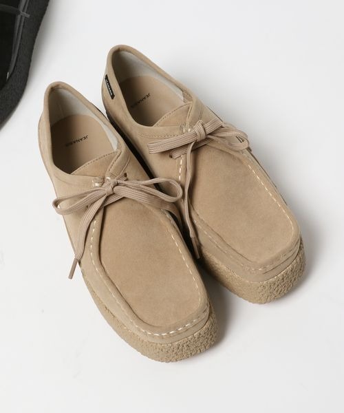 JEANASIS(ジーナシス)の「アツゾコモカシンシューズ/133043(モカシン/デッキシューズ・レディース・ブラック/ベージュ・MEDIUM/LARGE)」の2枚目の写真