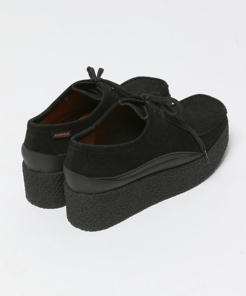 JEANASIS(ジーナシス)の「アツゾコモカシンシューズ/133043(モカシン/デッキシューズ・レディース・ブラック/ベージュ・MEDIUM/LARGE)」の6枚目の写真