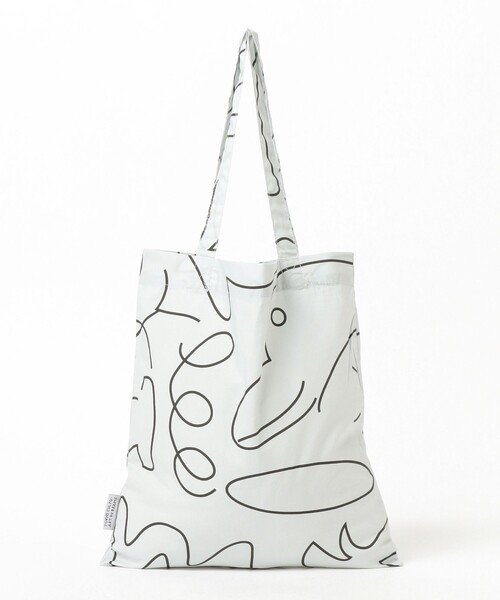 TOKYO CULTUART by BEAMS（トウキョウカルチャートバイビームス）の「平山昌尚(HIMAA) / TOTE BAG S（トートバッグ・メンズ・グレー・ONE SIZE）」の3枚目の写真