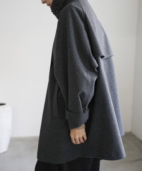 2WAYスタンドネックミドルコート select MOCA（セレクトモカ）の「2WAYスタンドネックミドル