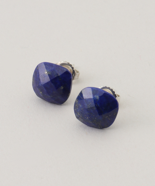 IENA LA BOUCLE(イエナラブークル)の「【mounir/ムーニエ】Lapis lazuli ピアス(ピアス(両耳用)・レディース・ブルー・FREE)」の1枚目の写真