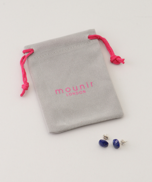 IENA LA BOUCLE(イエナラブークル)の「【mounir/ムーニエ】Lapis lazuli ピアス(ピアス(両耳用)・レディース・ブルー・FREE)」の6枚目の写真