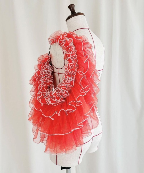 限定販売】DORA TIER TULLE - MIDI/チュールフリルバッグ - ミディ