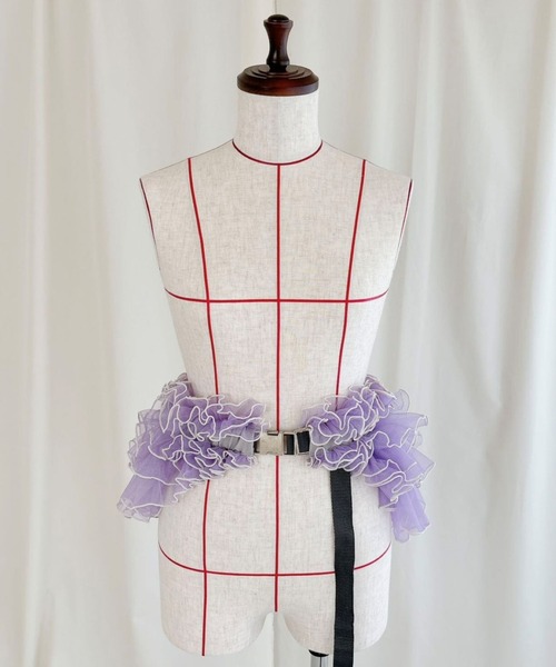 限定販売】DORA TIER TULLE - MIDI/チュールフリルバッグ - ミディ