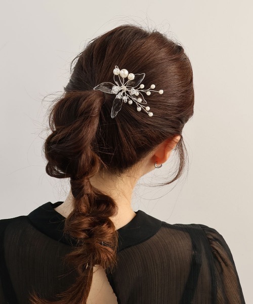 インドネシアビーズのヘアピン♡ Port ヘアピン 「 10色展開 各2個の20ピース 」スター デザイン セット