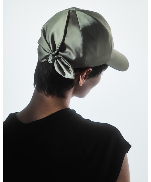 ＜IRIS 47＞CELLO ハット　バケット　サテン　ベージュ　帽子　紐 IRIS 47】sunshade hat WT10 ※（ハット）｜IRIS47（イリスフォー