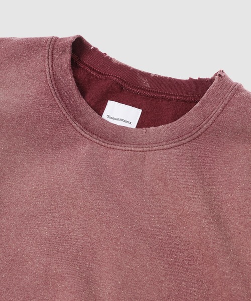 SASQUATCHfabrix.(サスクワァッチファブリックス)の「“EASTEND DRAGON FONT” DESTROY SWEATSHIRT(スウェット・メンズ・ネイビー系/その他/ブラウン系その他・XL/L)」の8枚目の写真