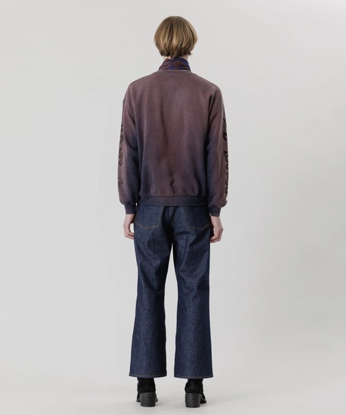 SASQUATCHfabrix.(サスクワァッチファブリックス)の「“EASTEND DRAGON FONT” DESTROY SWEATSHIRT(スウェット・メンズ・ネイビー系/その他/ブラウン系その他・XL/L)」の6枚目の写真