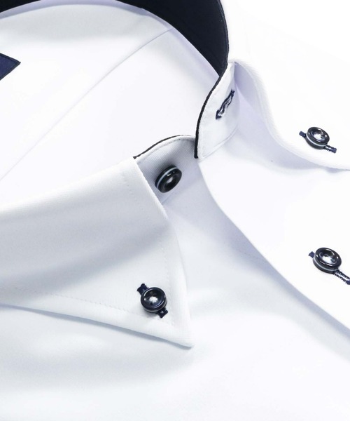 【セール】形態安定ノーアイロン ボタンダウン 半袖ニットビジネスワイシャツ（ビジネスシャツ）｜TOKYO SHIRTS（トウキョウシャツ）