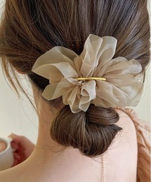 kirakiraShop（キラキラショップ）の「フラワー リボン風 バレッタ（バレッタ/ヘアクリップ）」