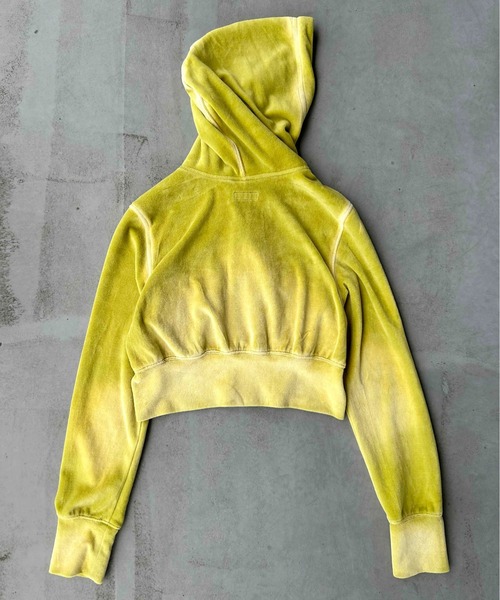 パーカー Blast Velor Short Length Hoodie/ブラストベロアショートフーディ「MAISON SPECIAL/メゾンスペシャ SALE】Blast Velor Short Length Hoodie